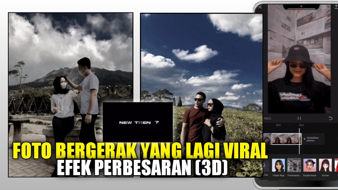 Cara Mengedit Video Di Capcut Yang Lagi Viral Cara Edit Video Bergerak Zom New Trend yang Lagi Viral di TikTok