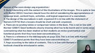 Evaluating Coursebook By Cunningsworth's Profile