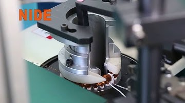 China stator end coil lacing machine