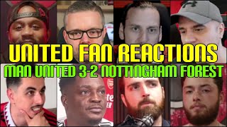 UNITED FANS REACTION TO MAN UNITED 3-2 NOTTINGHAM FOREST | FANS CHANNEL