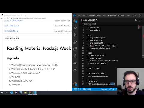 NodeJS Week3 Part1 RecapOfPastWeek