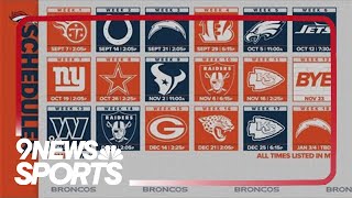 Broncos release 2025 schedule