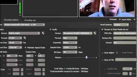 Encoding Your Live Stream with Flash Live Media Encoder - StreamingChurch