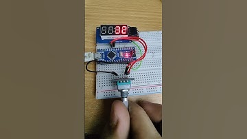Encoder With 7 Segment Arduino Project #diy #arduinoproject