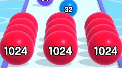 Ball Run 2048 - All Levels Gameplay Android,iOS Level 130-140