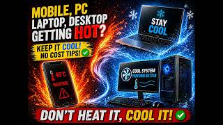 Stop Mobile &amp; PC Heating 🔥 | 100% Free Cooling Tricks