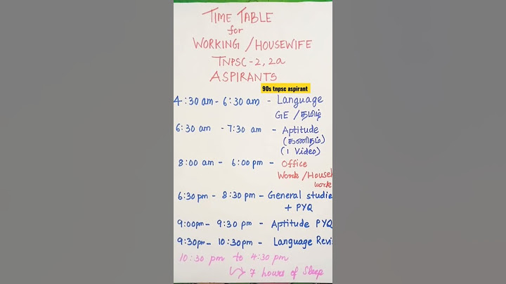 TNPSC group 2/2a SELF STUDY TIMETABLE for working/housewife!#tnpscaspirant#tnpscmotivation#timetable
