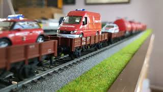 Märklin E52   NS Cargo Digital   Complete Firemen set analog
