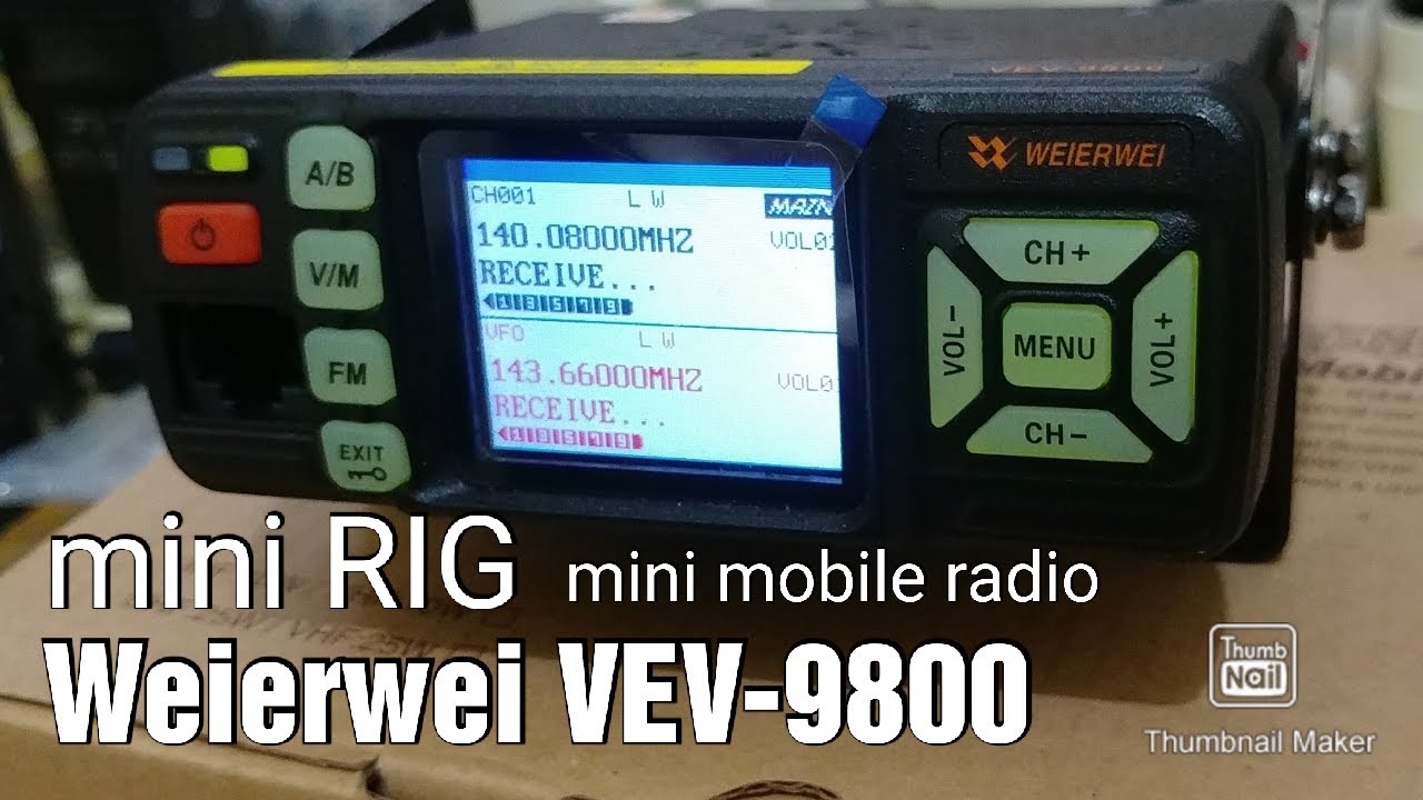 Mini Rig Weierwei VEV-9800 - YouTube