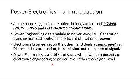 1 POWER ELECTRONICS AND DRIVES- An Introduction