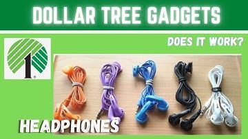 Dollar Tree Gadgets...Do They Work? | Headphones Review