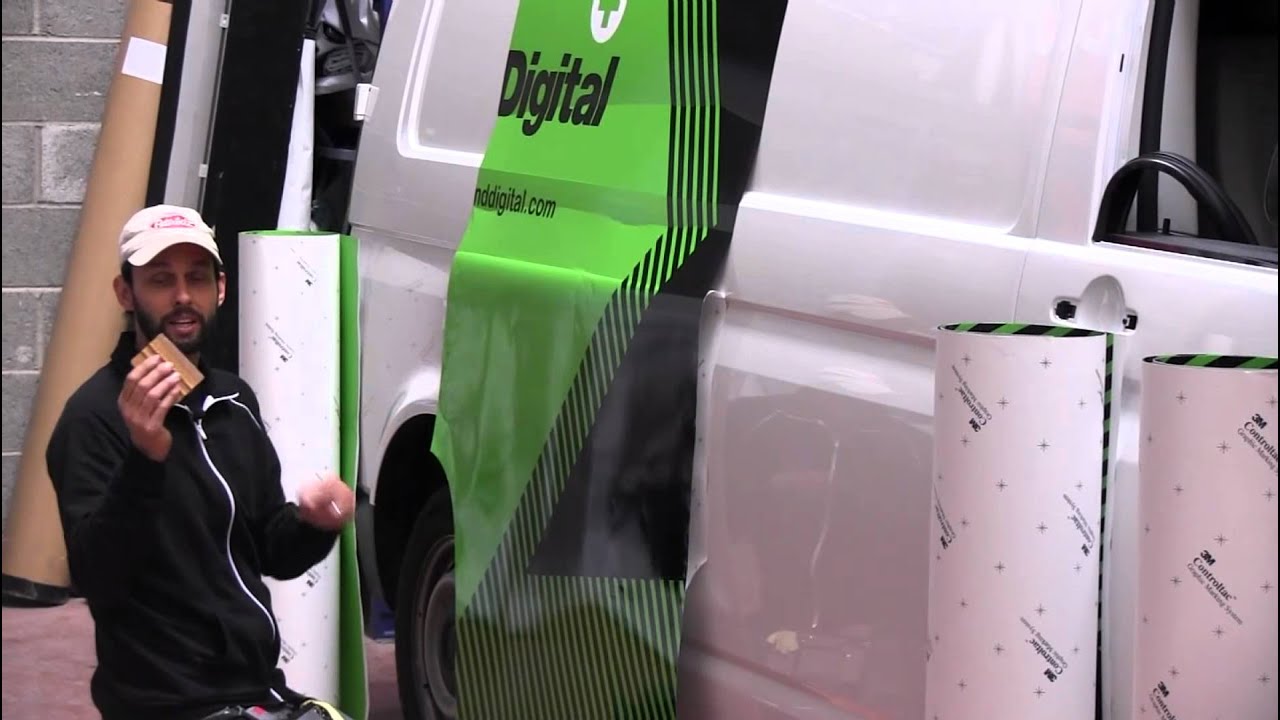 Vehicle Wrapping Using the Correct Squeegee Technique YouTube