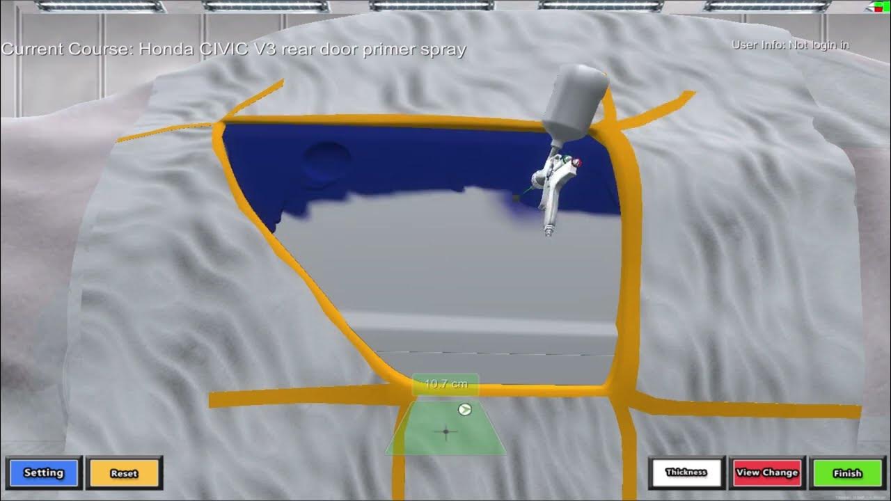 Virtual Reality Spray Painting Training Simulator Spray Paint