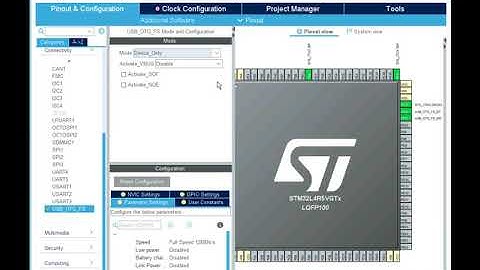 STM32CubeMX USB Custom HID STM32L4 Plus