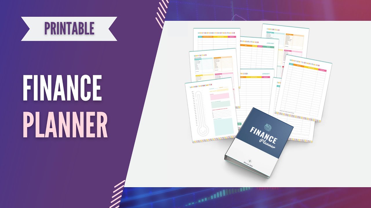 Financial Planner Binder {55+ Pages} YouTube