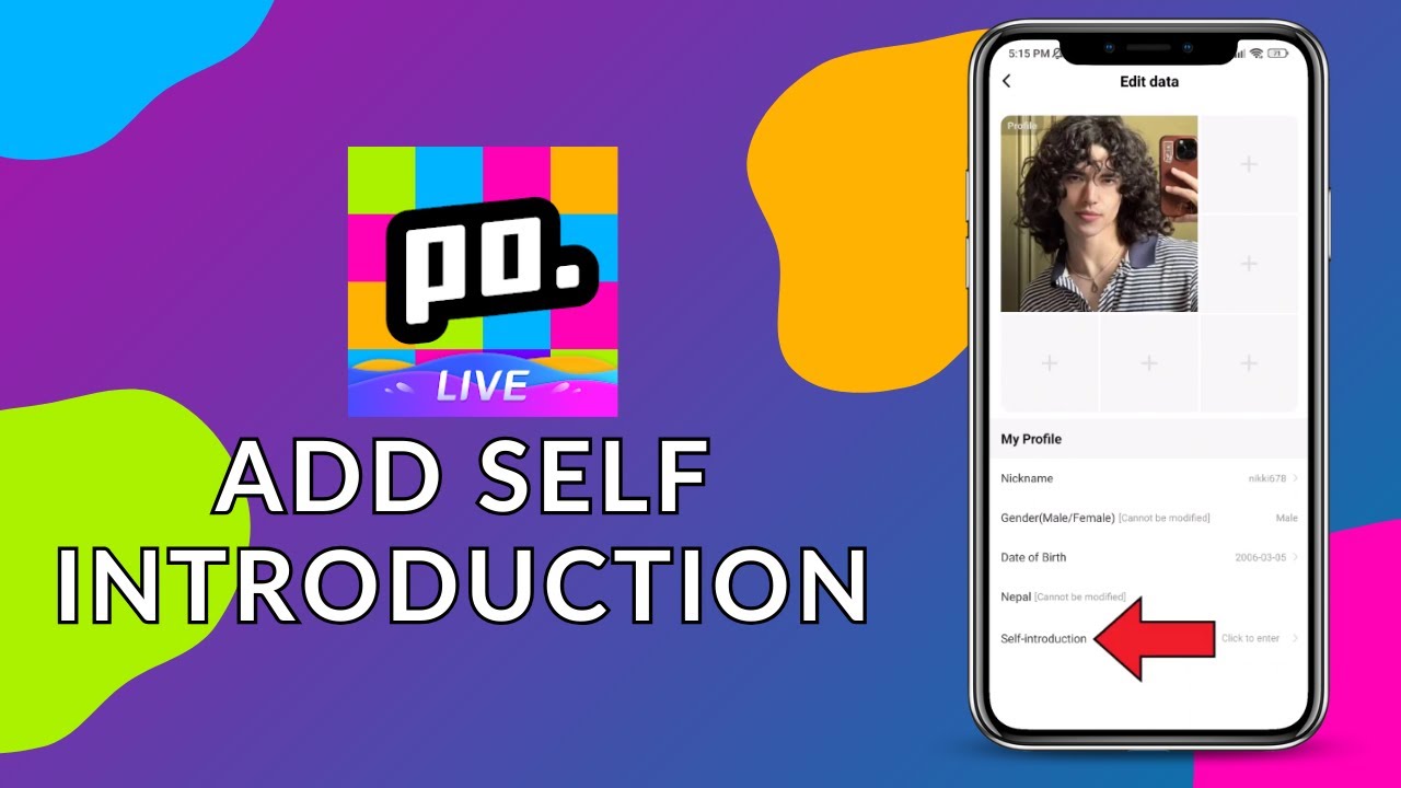 Как добавить информацию о себе в Poppo Live? 2024 (быстро и просто) | Приложение Poppo Live