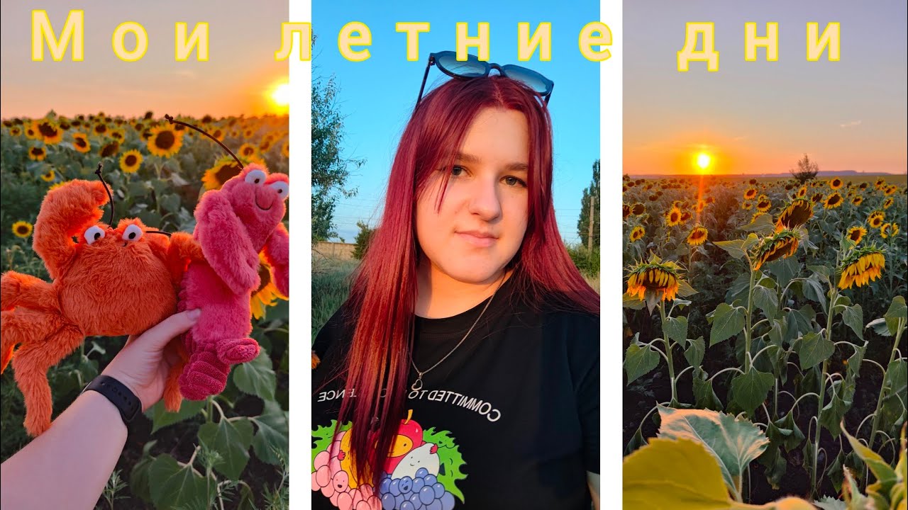 Мои летние дни | Vlog | Подсолнухи | Шоппинг | Бисероплетение | Плету из бисера | Аврора | Планер