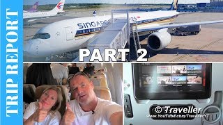 Review Singapore Airlines - Airbus A350 Economy Class Flight from Singapore to Stockholm via Moscow