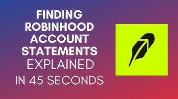 How To Find Your Robinhood Account Statements (2025)