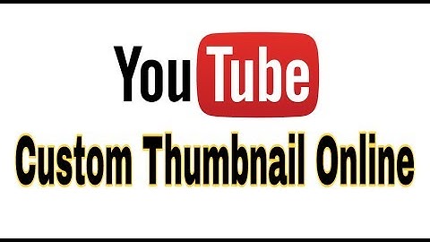 How To Make Custom Thumbnail Online In Youtube In Urdu/Hindi