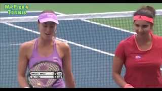 20150926 Martina Hingis/Sania Mirza vs Shilin Xu/Xiaodi You Highlights