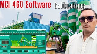 Batching Plant MCI 460 software calibration load cell scale cement #mci #calibration @sunilplant screenshot 3