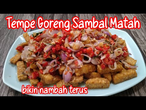 Resep Tempe Goreng Sambal Matah