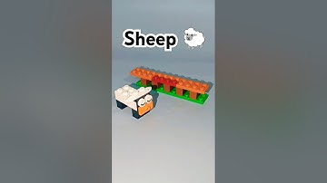 Lego Sheep 🐑| Building Blocks Sheep 🐑| Diy #lego #sheep #diy #shorts #shortvideo #viralshort
