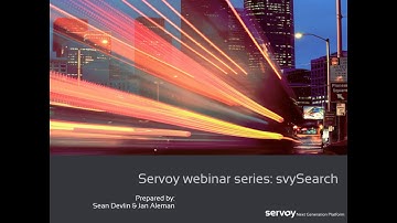 Servoy webinar series part 1: svySearch module