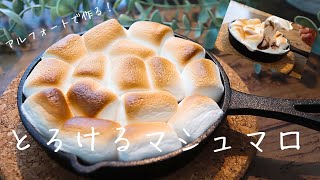 【トロける食感】マシュマロチョコムースの作り方！棉花糖 美食 marshmallow chocolate moose cake【簡単料理】