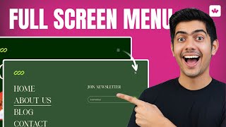 Add Creative Full Screen Menu in Elementor | Setup in Minutes!