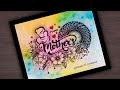 Mothers day drawingmothers day mandala arthow to draw mothers day art vennilaylcreations