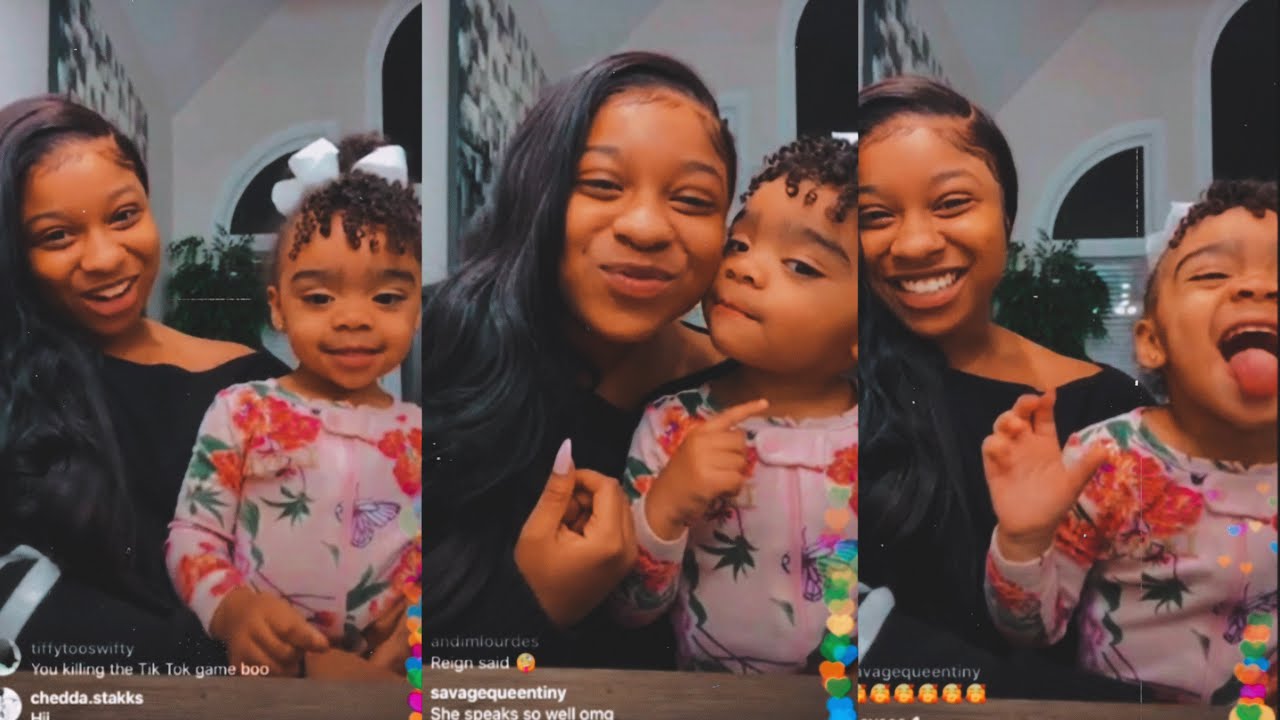 REGINAE CARTER & HER SISTER REIGN LIVE😍😍| MUST WATCH‼️SHE’S FULL OF PERSONALITY 💕💕