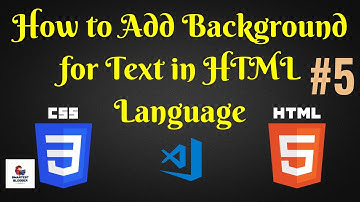 How to Add Background Colour For Text or Heading in HTML Language - Smartest Blogger.