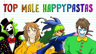 TOP MALE HAPPYPASTAS (Splendorman, Jeff the Hugger, Joker Jack, Carnival) | Draw My Life