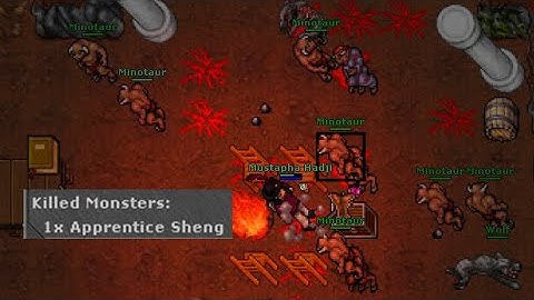 Apprentice Sheng attacks a training Rookie