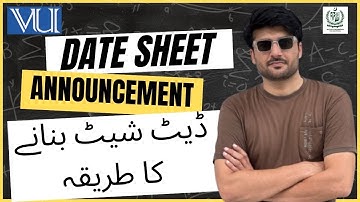 VU Midterm Date Sheet 2025 Announcement | VU Midterm Exams 2025 | Virtual University