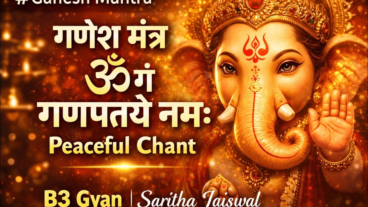 संकट हरने वाला गणेश मंत्र 🙏 | Om Gan Ganapataye Namah | B3 Gyan