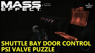 Mass Effect Shuttle Bay Door Control - Psi Valve Puzzle Solution - Feros