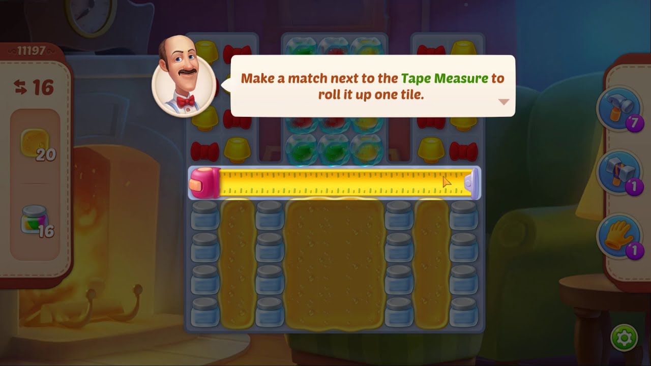 Homescapes Level 11197 No Boosters Gameplay YouTube