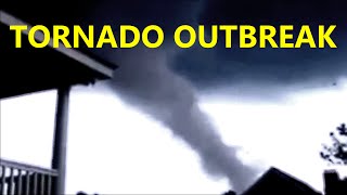 tornadoes caught on tape tornado outbreak springfield ma