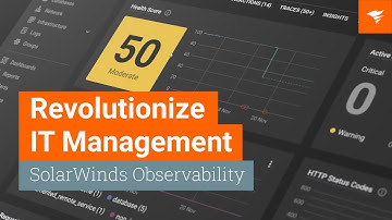 SolarWinds Observability SaaS: Visibility across cloud-native, on-prem, and hybrid IT stacks.