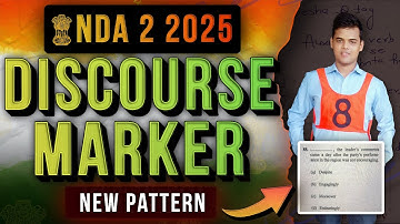 Discourse Markers Demystified 🧠 | NDA & CDS English || NDA GAT || nda journey.