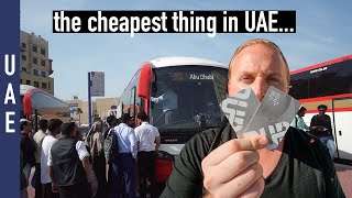 How To travel in UAE | Dubai to Abu Dhabi by Bus (using the NOL card)