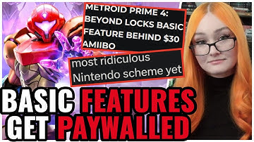 Nintendo WRECKED! $30 Metroid Prime 4 Amiibo Paywalls Music Change, Cutscenes & Shields 😡