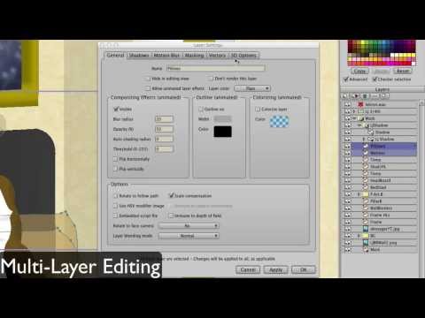 Anime Studio 10 - Debut - New Features - Tutorial