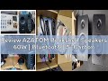 Review AZATOM Bookshelf Speakers 60W | Bluetooth | 3” Carbon Fibre Drivers & Silk Tweeters | 24bit D