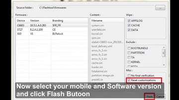 Downgrading, Upgrading or Flashing Sony Xperia Z