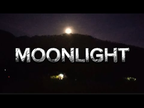 AT THIS MOMENT WHILE WAlKING I SAW THIS BEAUTIFUL MOONLIGHT OVER THE MOUNTAIN//WIESER BUD