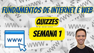 Modelo TCP/IP e protocolos | Quizzes Semana 1 - Fundamentos de Internet e Web